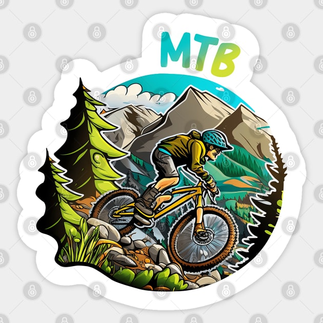 MTB Sticker by 3coo